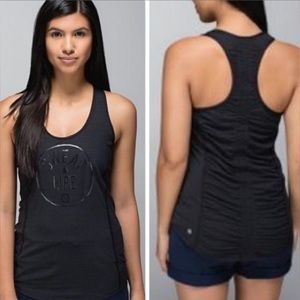 Lululemon SWEAT LIFE Runner‎ Up racerback ruched tank